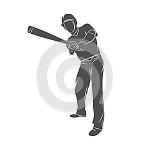 Baseball player ball