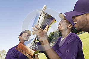 Baseball Player Celebrating Victory