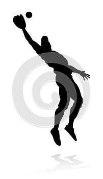 Baseball Player Silhouette