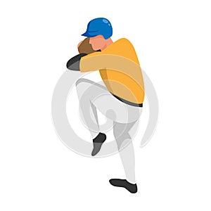 Baseball Player Sport Composition
