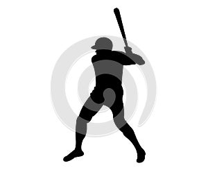 A baseball player swinging a bat