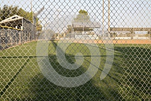 Baseball practice field