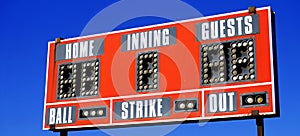 Baseball Scoreboard Ball Strike Home Inning