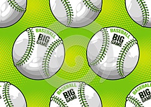 Baseball seamless pattern 64