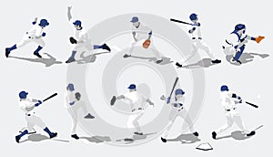 Baseball Silhouettes