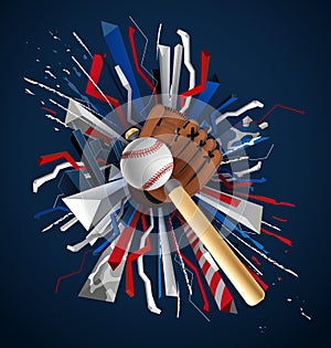 Baseball Sports Tournament Baseball Poster Ad. banner advertising.