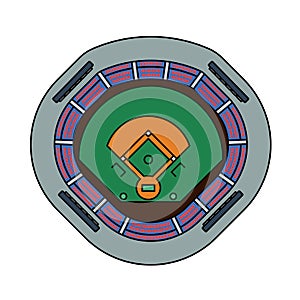 Baseball Stadium Icon