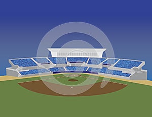 Baseball Stadium Vector