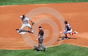 Baseball - turn two for the double play!