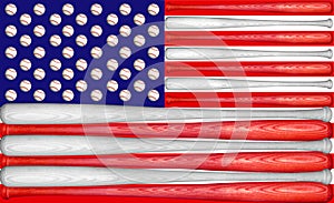 Baseball US Flag