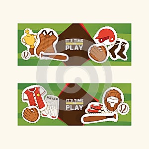 Baseball vector pattern catchers sportswear and batters baseballbat or ball for competition backdrop illustration