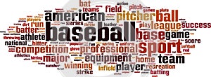 Baseball word cloud