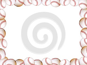 Baseballs Picture Frame photo