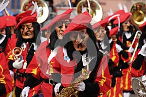 Basel carnival (fasnacht) in switzerland