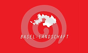 Basel Landschaft canton map