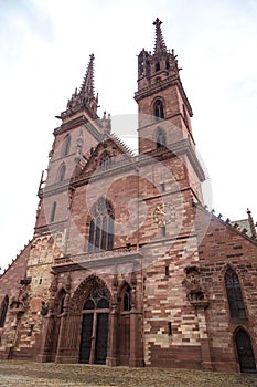 Basel Munster cathedral in Basel