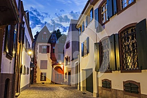 Basel old town street