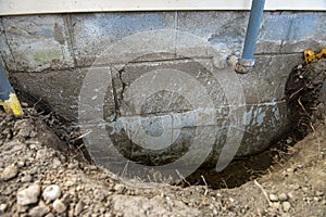 Basement Foundation Crack, Water Leak, Seepage