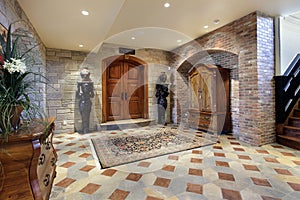 Basement foyer area