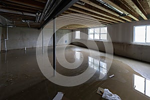 basement has flooded with water when sump pump failed