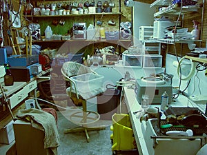 Basement Lapidary Shop