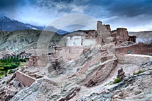 Basgo Monastery in Basgo, Ladakh, India