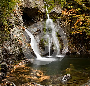 Bash Bish falls in Berkshires