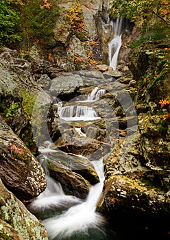 Bash Bish falls in Berkshires