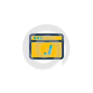 Vektor bash website or server eye cacthing