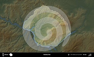 Bashkia Has highlighted, Albania. Physical