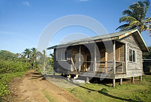 Basic beach house cabana corn island nicaragua photo