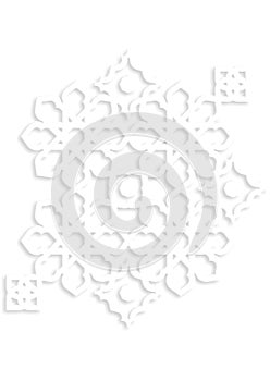 basic black and white pattern with an embossed