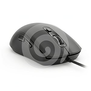 Basic black wired mouse