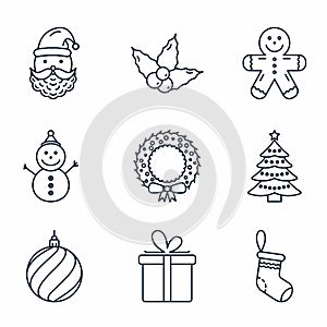 Basic Christmas Icons