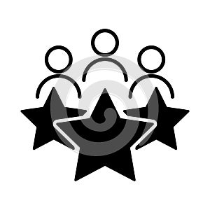 Customer Experience icon on a white background.