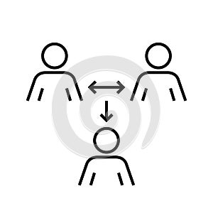 Thirdparty icon on a white background.