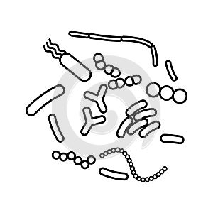 Probiotics icon, vector