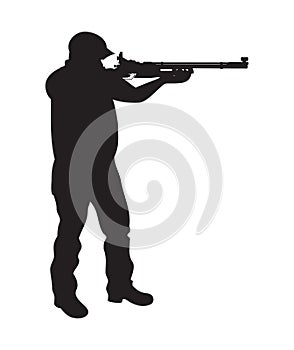 Shooter standing Position photo