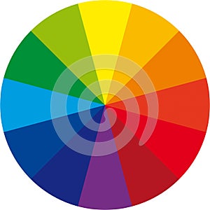 Basic color wheel photo