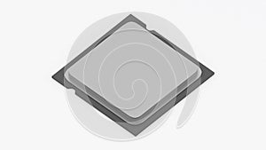 basic computer equipment parts, isometric ,ic components, capacitor ,3d rendering