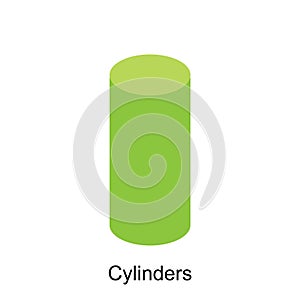 Basic 3d geometric shapes isolated on a white background vector