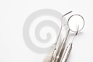 Basic dentist tools.