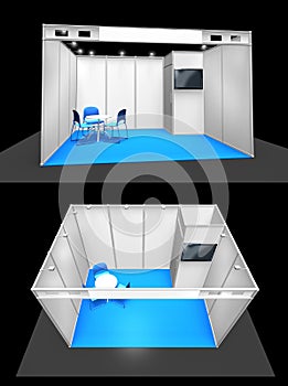 Basic exhibition booth stand