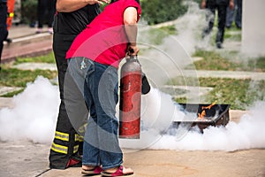Basic Fire Fighting and Evacuation Fire Drill Simulation Training For Safety