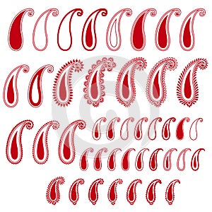 The beautiful paisley material which I can process,