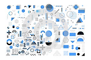 Basic Geometric Shapes Vector Set Simple Circular Minimal Icons