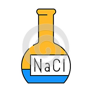 basic inorganics icon color illustration