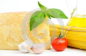 Basic italian food ingredients