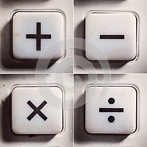 Basic Mathematical Operations as Buttons