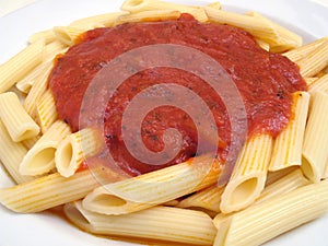 Basic Pasta and Tomato Sauce photo